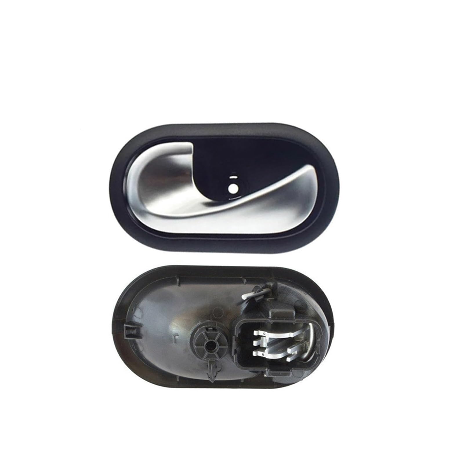 RYNVRNCOE Car Door Handle for Clio 2005-2012 8200174075 8200174074 Left Right Interior Handle(Left 8200174075)
