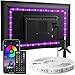 Striscia LED TV Retroilluminazione, Enteenly 3m Luci LED USB Alimentata con Telecomando e controllo APP, Striscia Luminosa a LED RGB 5050 per HDTV da 40-55 Pollici, PC Monitor