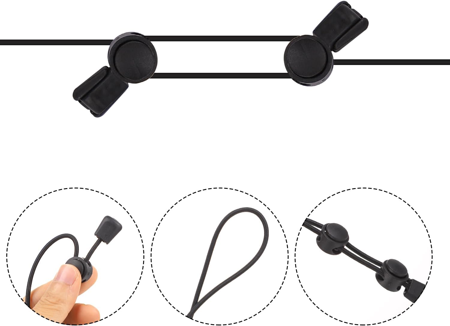 2pcs Crop Bands, Adjustable Clothes Tuck Bands Stretchy Tuck Tools Elastic Ropes Belts for Tucking Tee Shirt Crop Strap Top