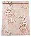 Adhesivo Decorativo Rosa peonía Flores Papel de Contacto Estante Maletero Peel y Stick extraíble Papel Pintado para estantes cajón Muebles Pared Artes y Manualidades decoración 45 x 200 cm