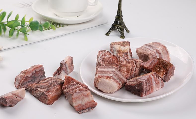 Rhodonite Stones naturales en bruto LTRAJUYNH de 1000g para coleccionistas 4