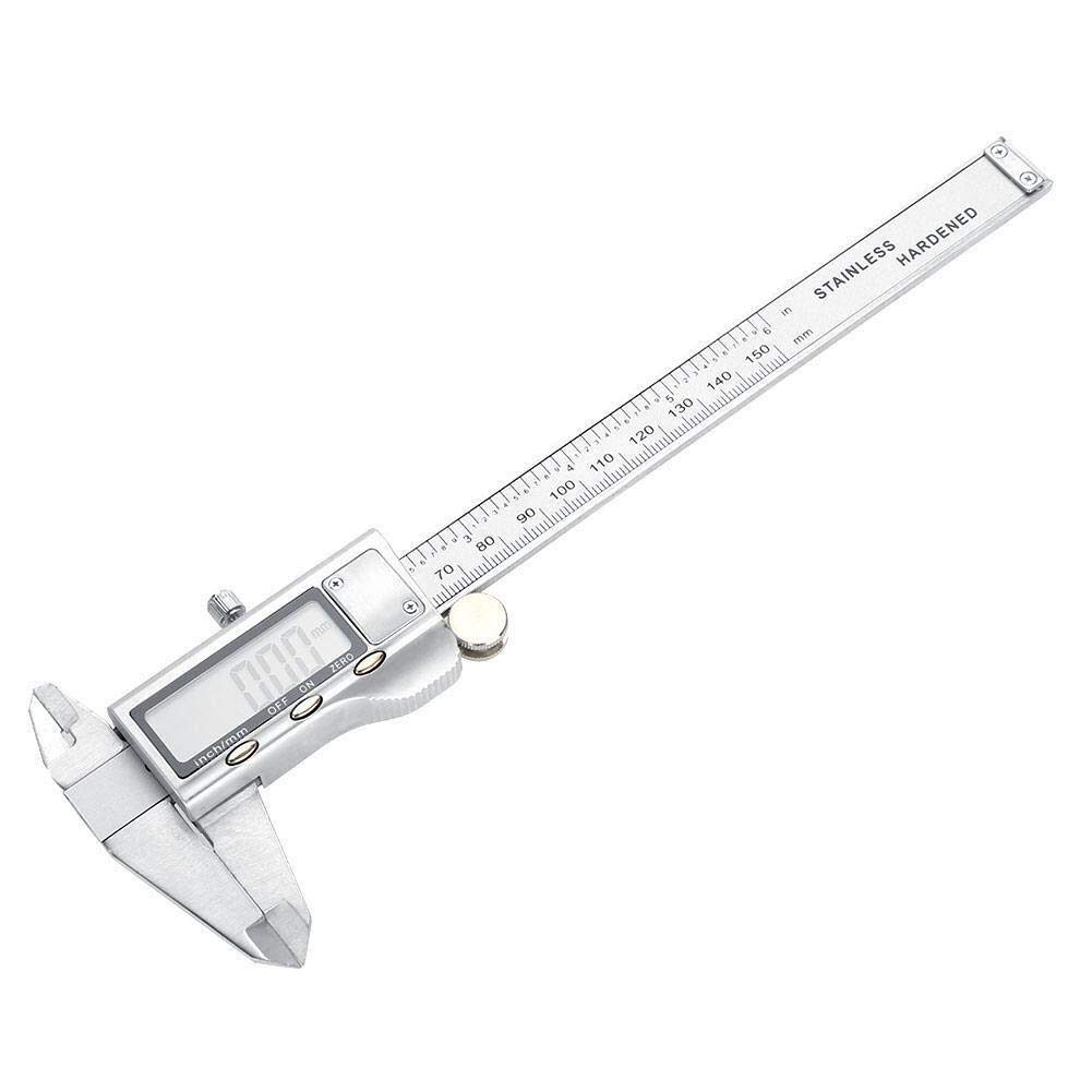 Suwmiarka Cyfrowa - 0-150 Mm, Wysoka Dokładność, Metalowa, Cyfrowa Suwmiarka Z Wyświetlaczem Lcd, Mikrometr, Suwmiarka Cyfrowa
