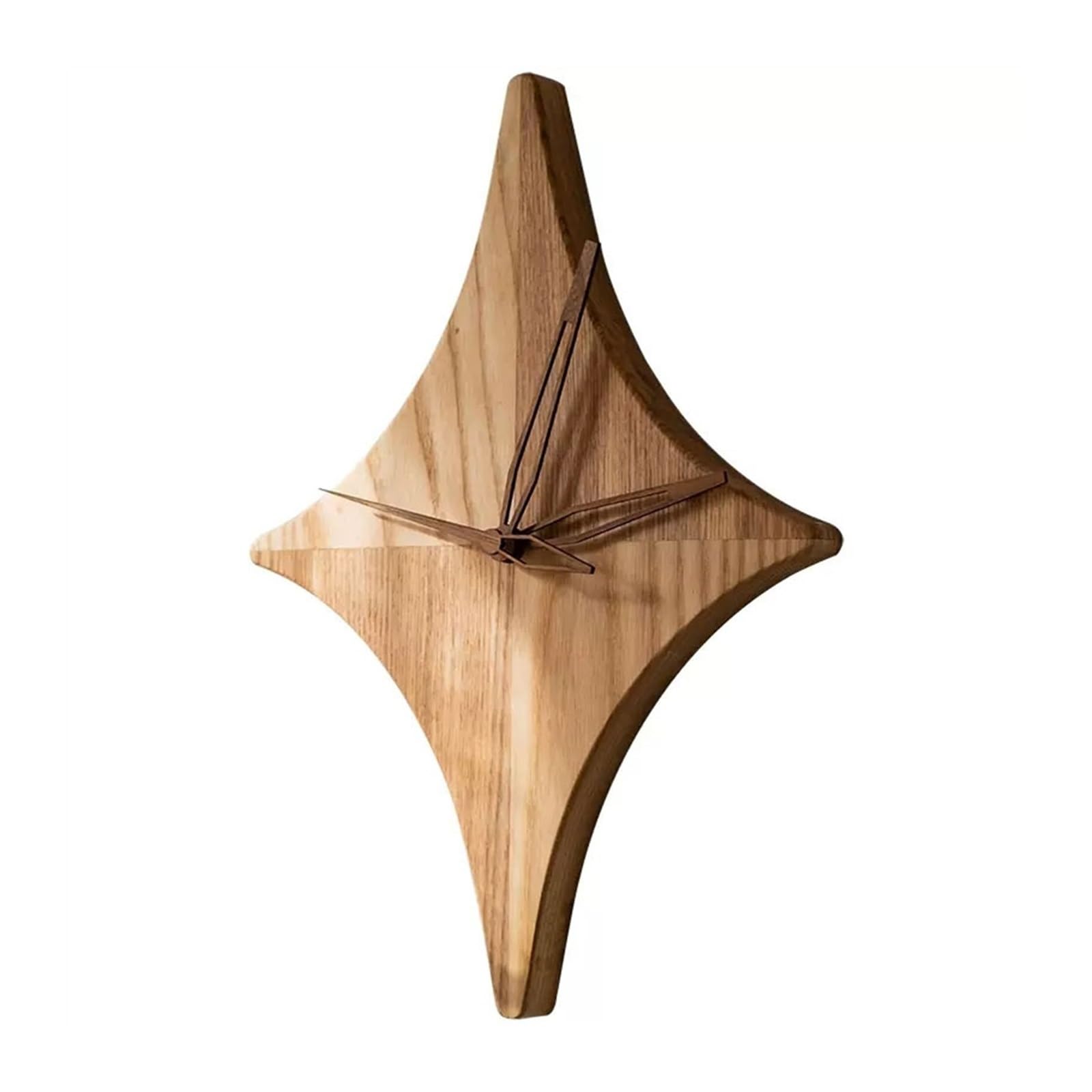 J9V4G6S3B5 Analogue Wall Clock Wood Clock Wall Fashion Living Room Bedroom Study Simple Art Creative Decoration for Room Decoration