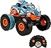 Produktbild Hot Wheels Monster Trucks Ferngesteuertes Auto, umbaubarer Rhinomite im Maßstab 1:12 mit Race Ace Spielzeugtruck im Maßstab 1:64, lässt Sich in einen Starter umbauen, HPK27