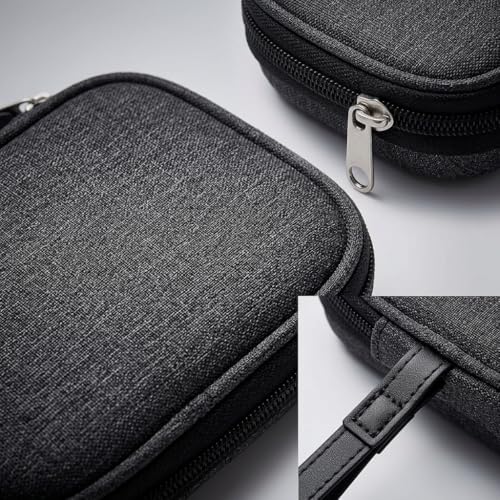 Image of Pendrive Case, 10 Slots USB Flash Drive Organizer, Travel Pouch for Pendrives and Tech Accessories, Compact Design with Lanyard for Professionals, Students, Travelers