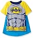 Warner Brothers Boys' Batman Cape Tee Set, Yellow, 7