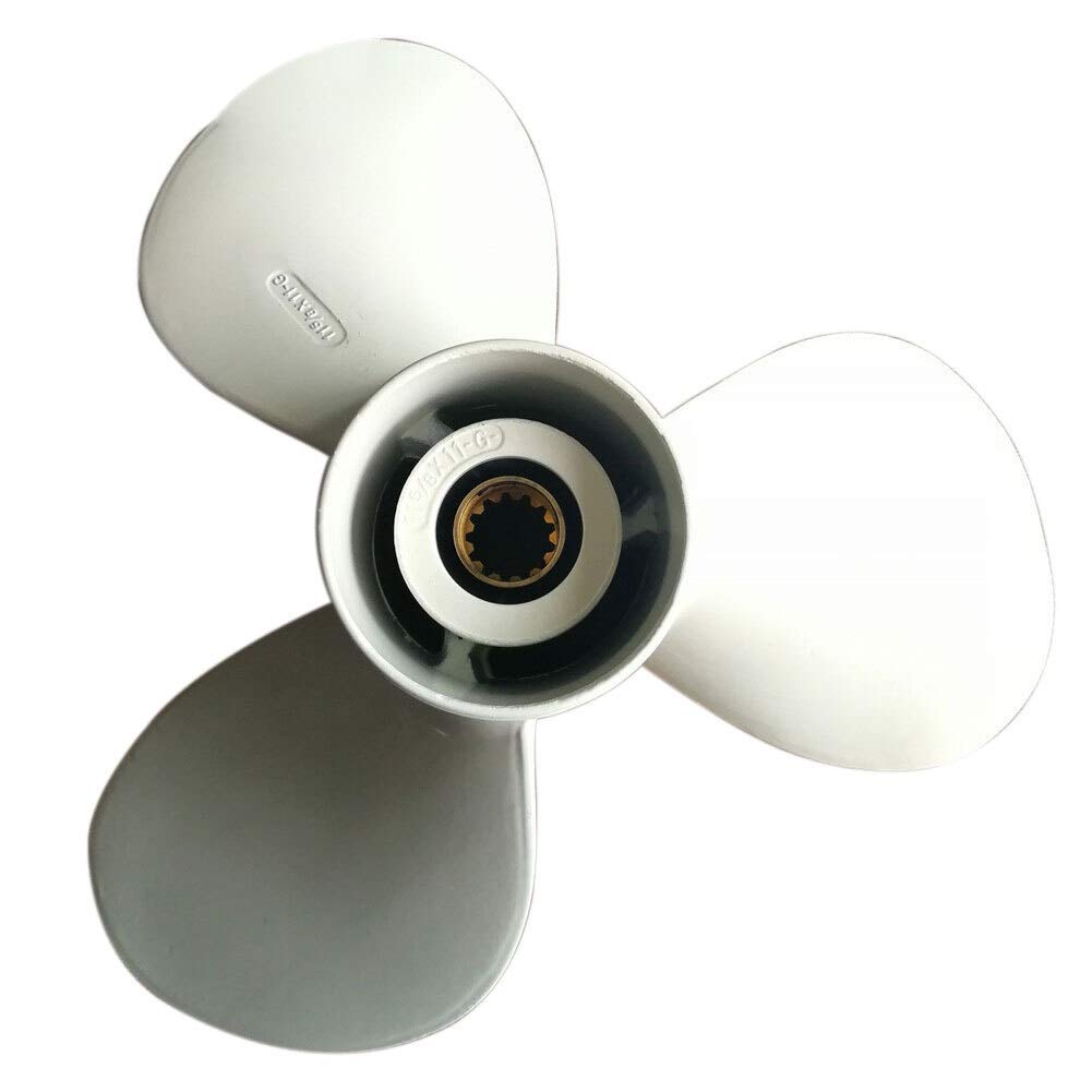 Szwaldaper Elica fuoribordo 11 5/8 X 11-G 69W-45947-00 Pratica barca stabile in lega di alluminio Facile installazione Motore 40-50HP Nave, for