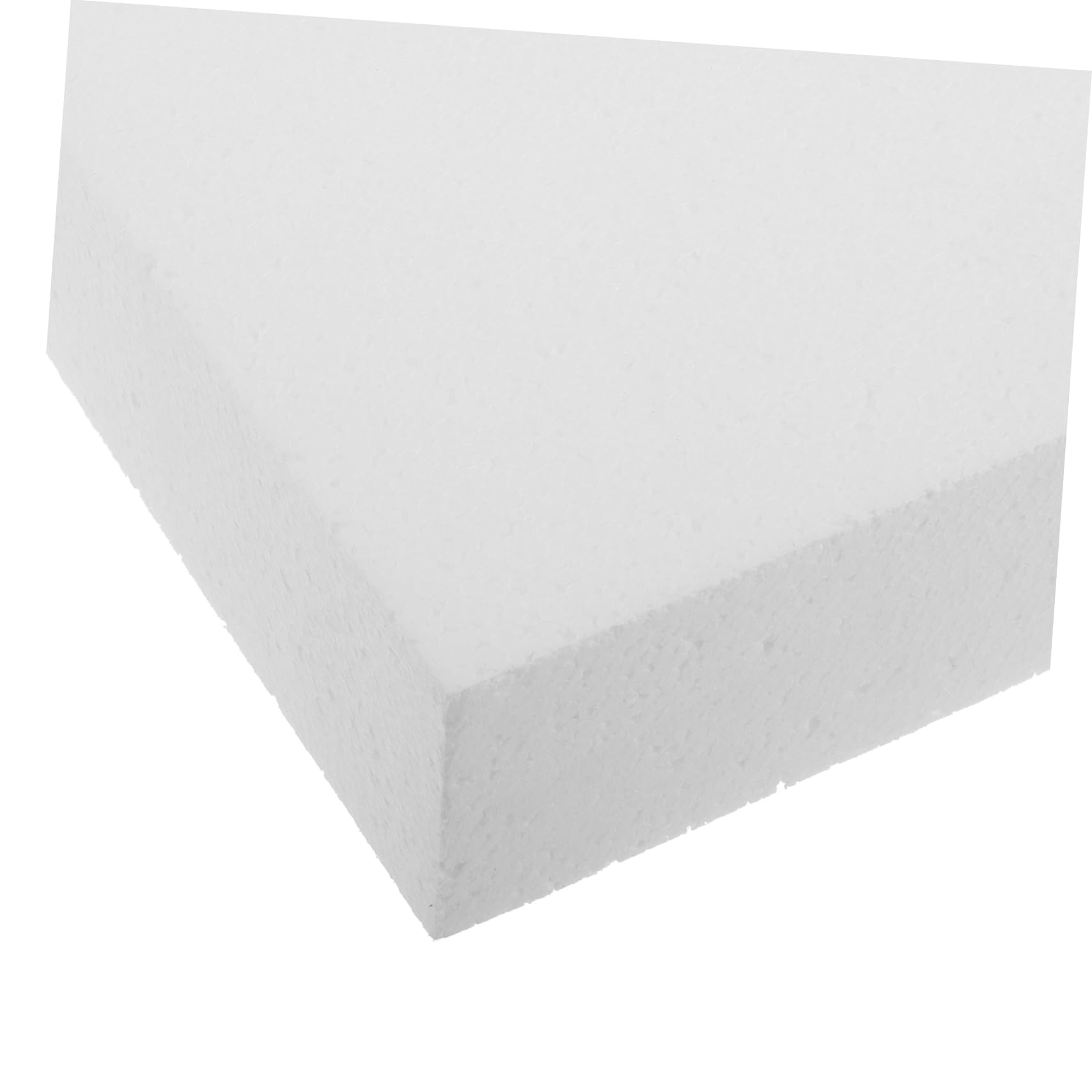Uonlytech 6 Weiße Schaumstoffblöcke 3cm Dicke aus Ps Hochdicht und Leicht Rechteckig für Selbstgemacht Basteln und Kunstprojekte