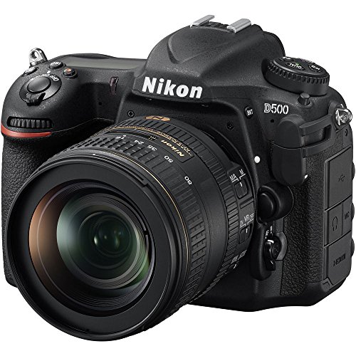 Nikon D500 DX-Format Digital SLR with 16-80mm ED VR Lens Black