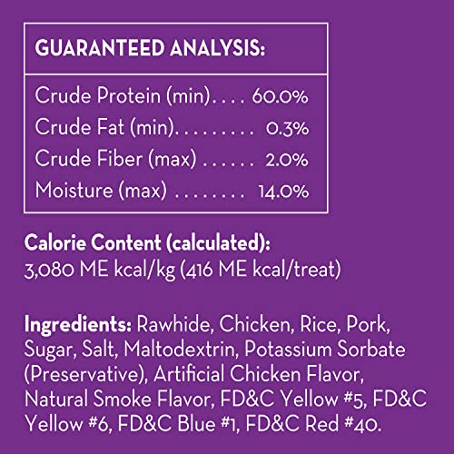 Dingo Wag'n Wraps Jumbo Rawhide For Large Dogs, 2-Count #TOP2