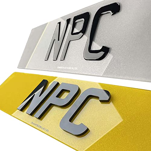 3D/4D Number Plates, Personalised and Road Legal for Cars, Trailers and