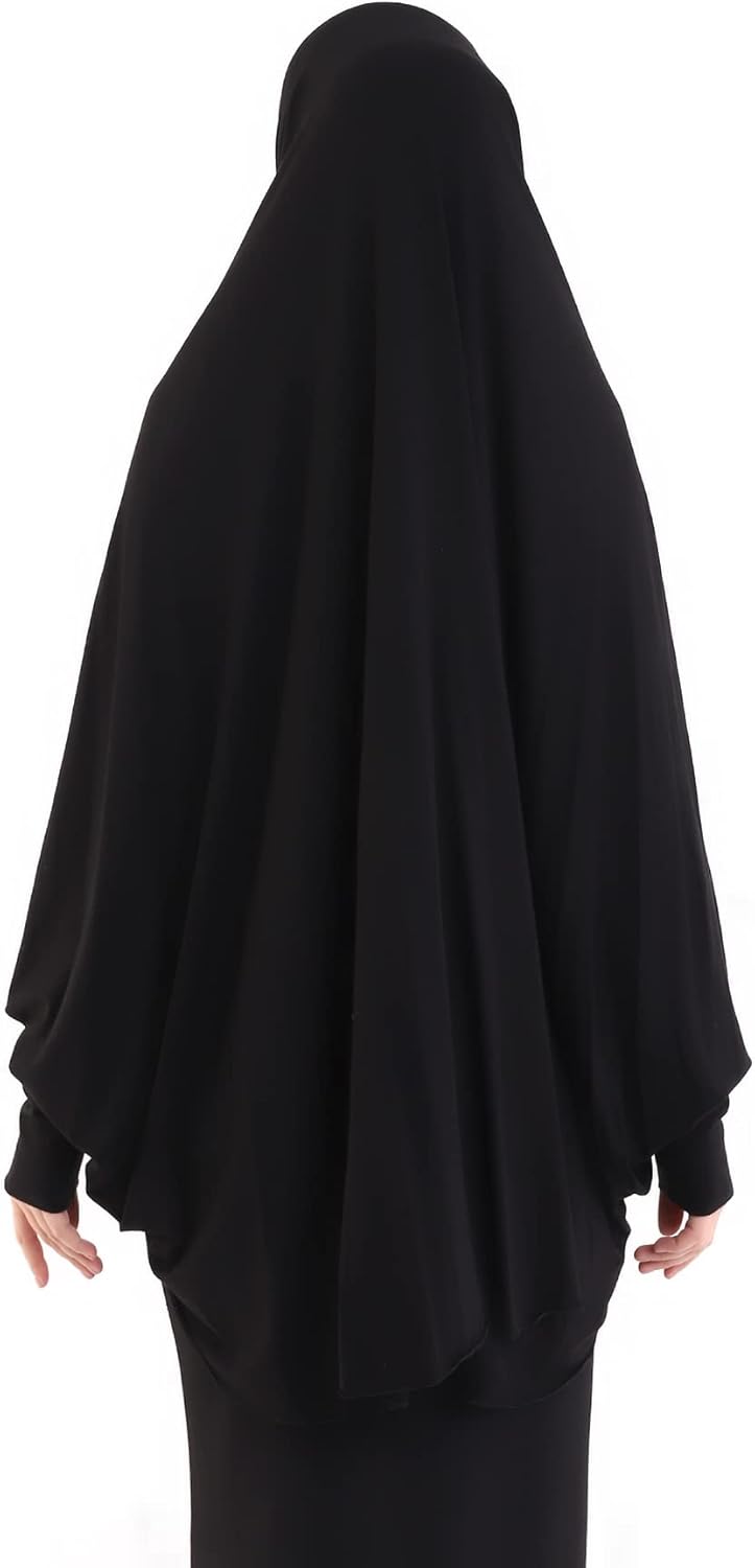 ihvan online, Women Muslim Hijab Cover, Islamic Khimar, Long Salah Clothes. Prayer Hijab for Women - Image 6