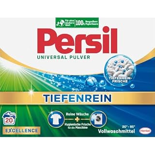 Persil Universal Detergent Powder (20 Loads | 2.6 lbs | 1.2 kg) - All-in-one Solution For Deep Clean Laundry And Freshness For The Machine