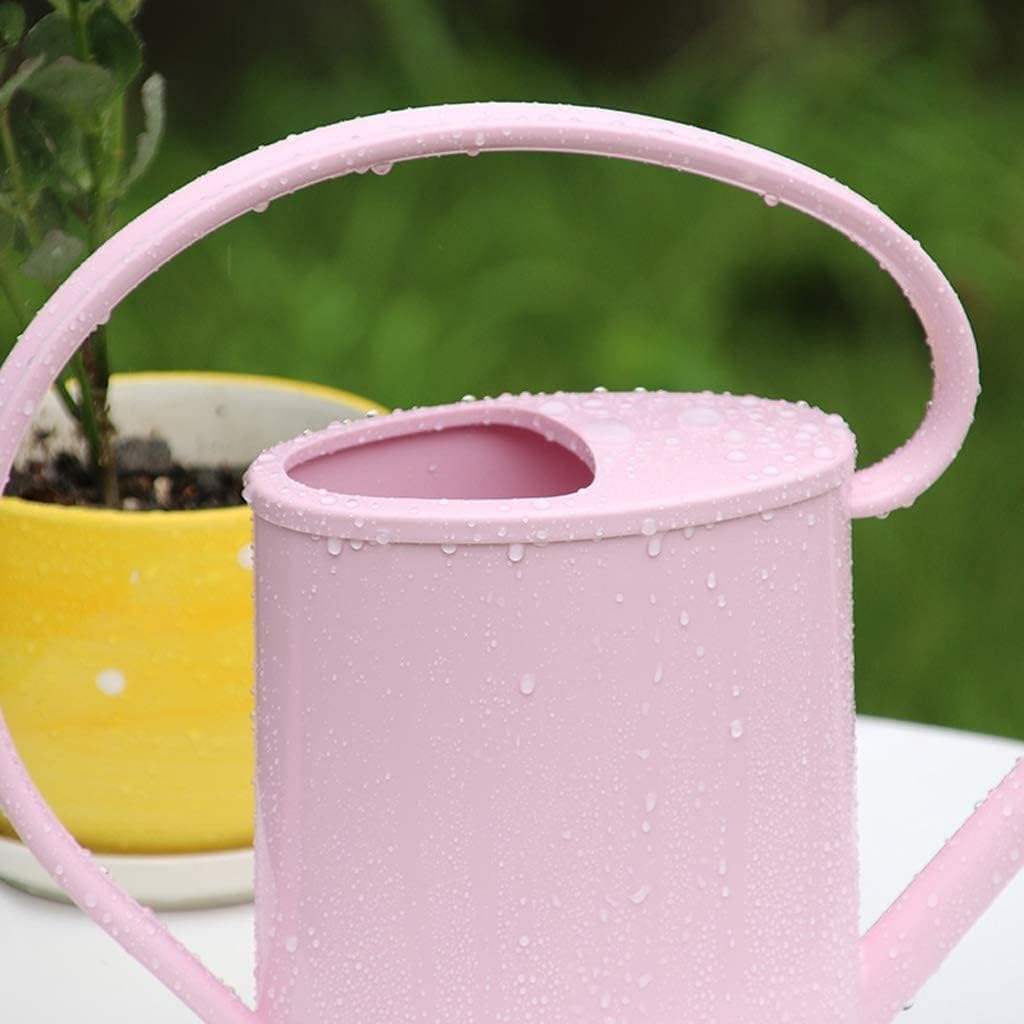 Watering Can Water Can Sprinkler Can Sprinkling Can Watering Can Gardening Long Mouth Watering Pot Plastic 1.2L Indoor Outdoor Fleshy Plant Watering Kettle Spray Bottle Watering Pot ( Color : Pink )
