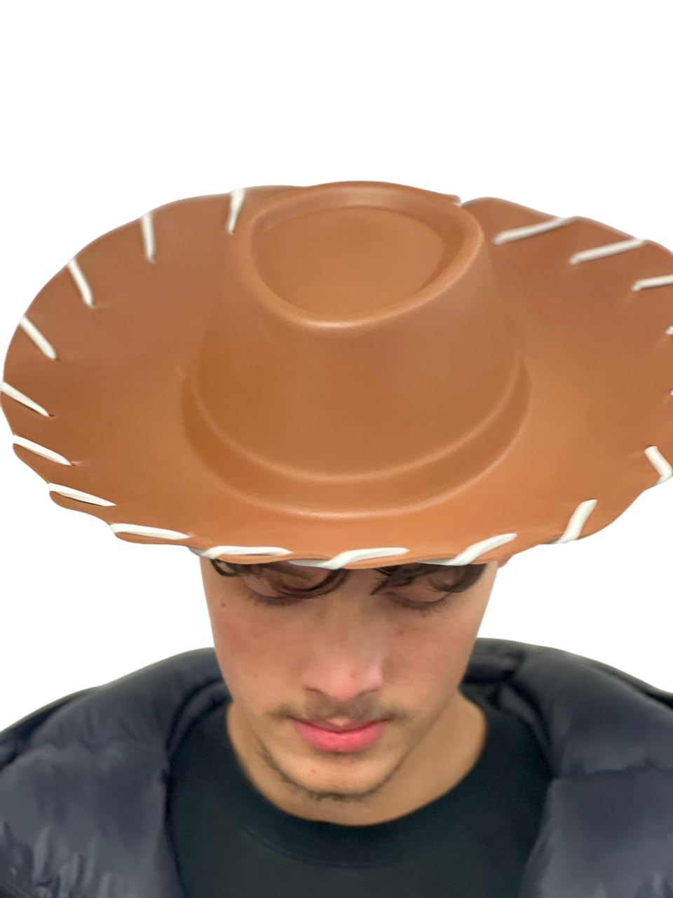 labreeze Cowboy Western Hat for Adults – Classic Felt Cowboy Hat, Western Costume Accessory for Fancy Dress, Themed Parties, and Rodeo Events (Brown)