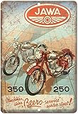 jawa 250 perak 1950 Einfach aufzuhängen: Dieses leichte Metall-Blechschild ist vorgebohrt, um die Brise zu zeigen. Für eine sichere Handhabung sind die Kanten jedes Blechschilds gerollt und gekräuselt, um Kratzer, Stiche zu verhindern und einfach zu installieren. Vorgebohrte Löcher lassen Ihr solides Schild super schnell an Zäunen, Wänden, Toren oder Gebäuden hängen.