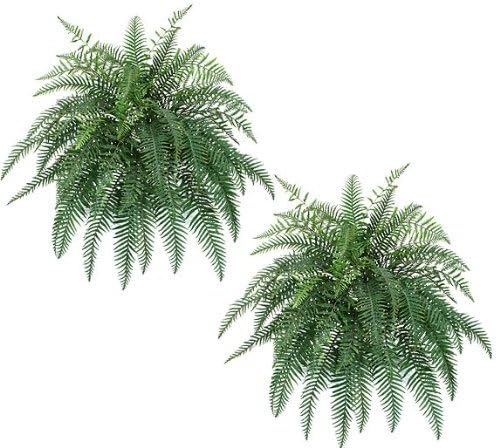 Arcadia Silk Plantation One 47 InchES 90 Branch Artificial Boston Fern Bush Plant Arrangement