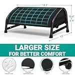 YEASHEIN Adjustable Foot Rest for Under Desk at Work, Ergonomic Foot Stools with 7 Positions, Elevated Cushion Under Desk Footrest with Metal Frame, Leg Rest Used for Home, Car, PC Gaming Accessories - Image 2