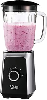 Adler Mélangeur AD 4076 - Pot en verre 1,5L Noir