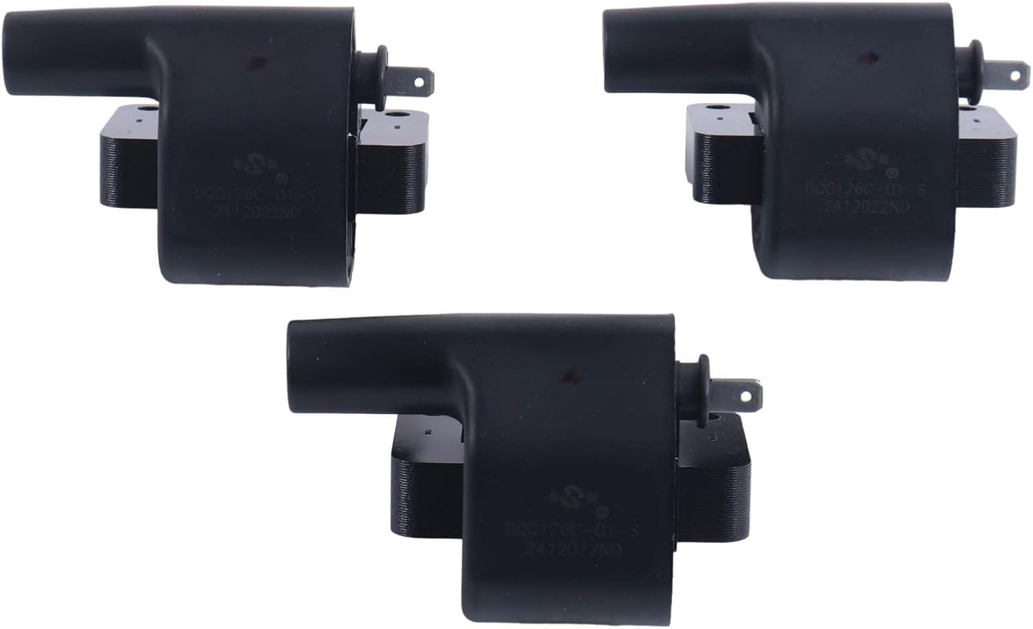 ZTUOAUMA 3X Ignition Coils MIA11721 Chery S11-3705100 Compatible with John Deere XUV825i XUV825i S4 Gator Utility Vehicles for Yanmar 3TNV70 Engine