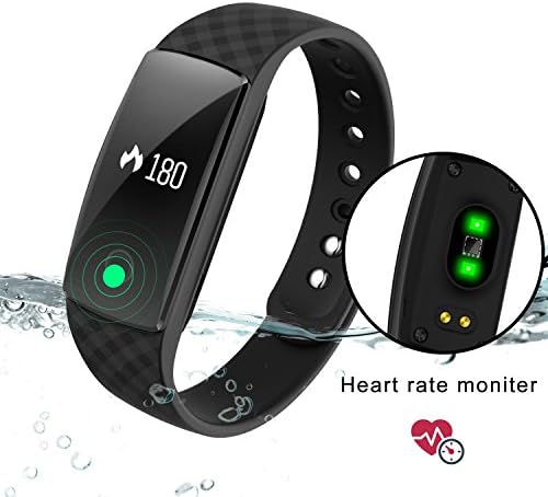 Finess tracker,DENISY Smart Bracelet with Heart Rate Monitors for IOS and Android Watch Wristband