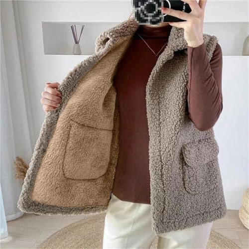 Chaleco cálido de invierno mujer para evitar el frío exterior 2