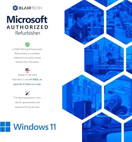HP Windows 11 Desktop Computer | 16GB RAM + 500GB SSD | Intel i5 | 16GB RAM + 500GB SSD | 24" LCD | WiFi 6 AX200 + BT | RGB Keyboard/Mouse + Speakers | Webcam | Home or Office PC (Renewed) — view 6