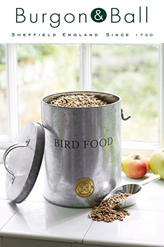 Galvanised Bird Feed Tin