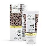 Australian Bodycare Face Cream 50 ml | Teebaumöl + Lemon Myrtle | Gesichtscreme Männer & Frauen mit unreiner, fettiger, trockener Haut & Mischhaut | Creme für Pickel & zu Akne neigender Haut