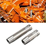 Xomzema Heater Hose Nipples, Water Nipple Tips Outlet Fittings Connector for 64-69 Big Block and Hemi using 5/8