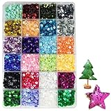 Matériau métallique durable : Fabriqués à partir de métal de haute qualité, ces sequins multicolores se distinguent par leur épaisseur et leur solidité supérieures aux sequins ordinaires. Leur structure stable assure une excellente résistance lors de la couture, du collage ou de la manipulation répétée, ce qui les rend parfaitement adaptés aux loisirs créatifs, à la création de bijoux, à la décoration textile et aux projets décoratifs nécessitant un rendu brillant et durable.