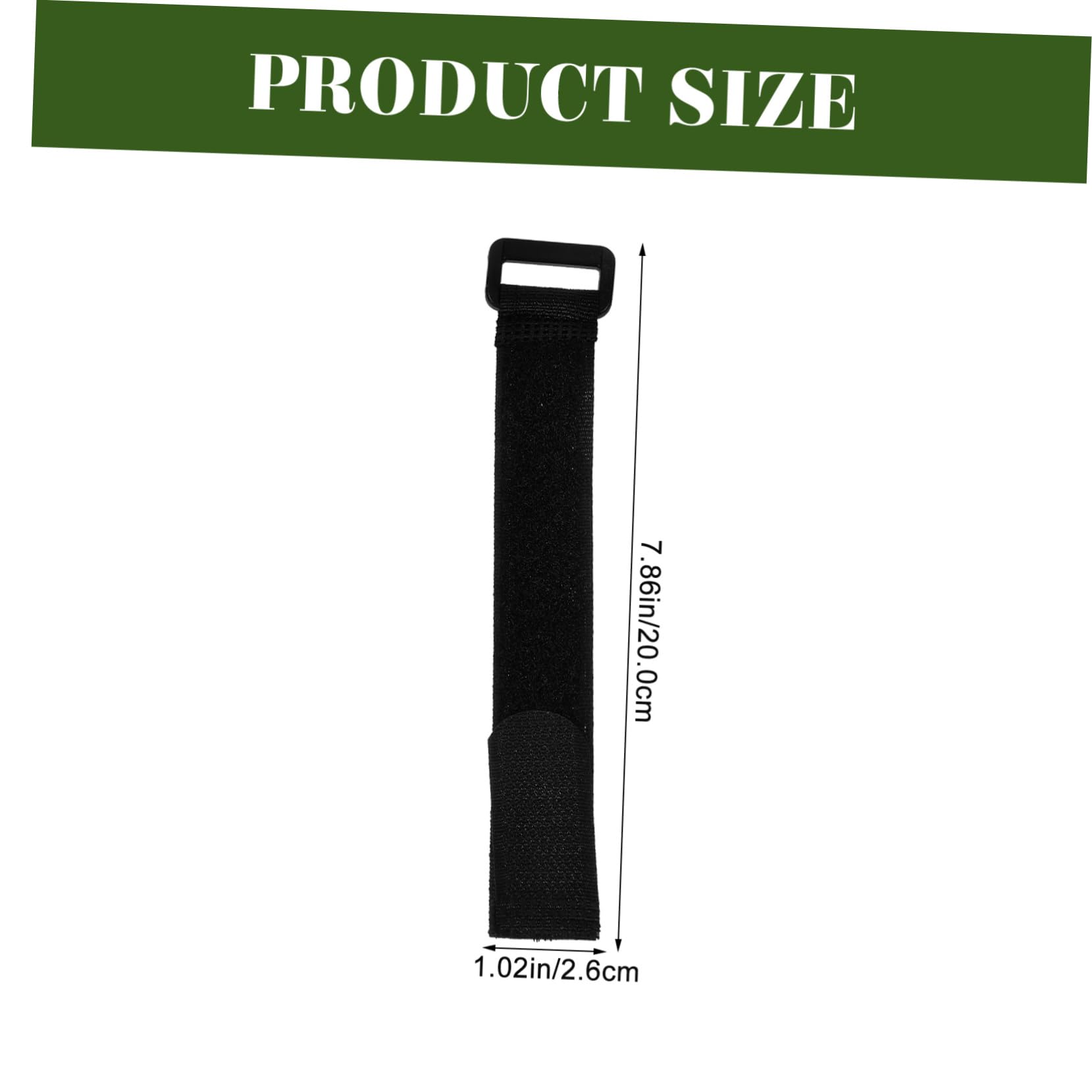 BESPORTBLE 10pcs Fishing Rod Hold Down Straps Soft Adjustable Tie for Belt Fishing Pole Wraps Supplies