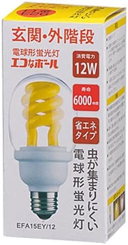 Amazon 低誘虫ランプ Efa15ey 12 電球形蛍光灯