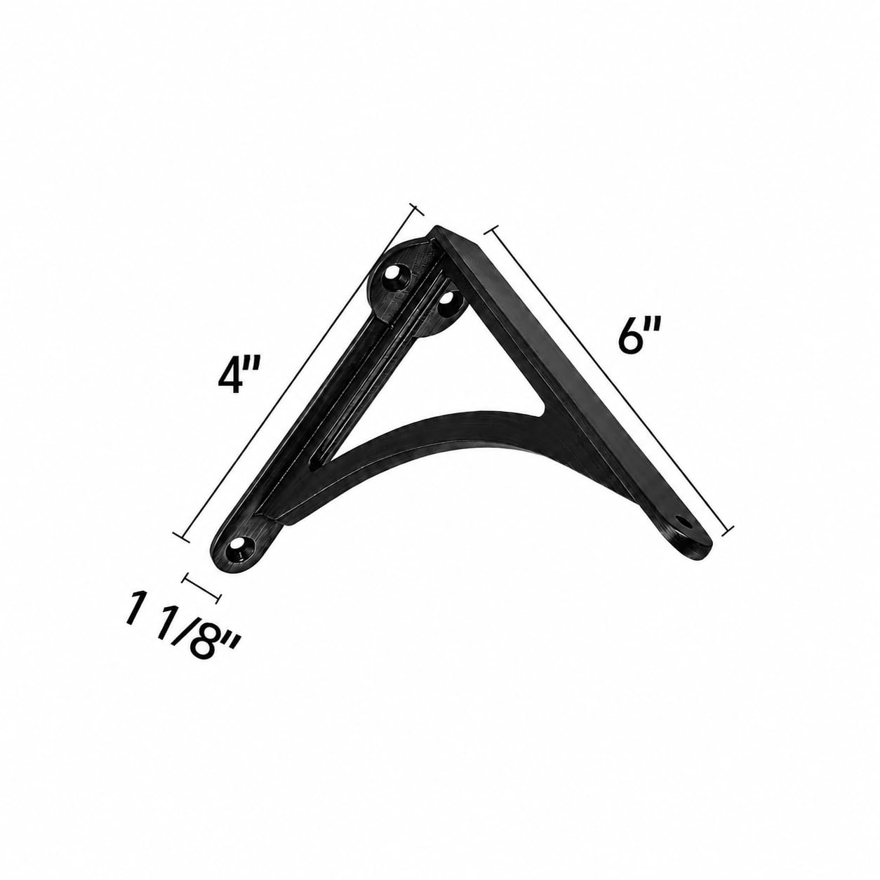 KHTUMEWARE-170326 Antique Iron Shelf Brackets 2-Pack in Antique Iron — KHTUMEWARE