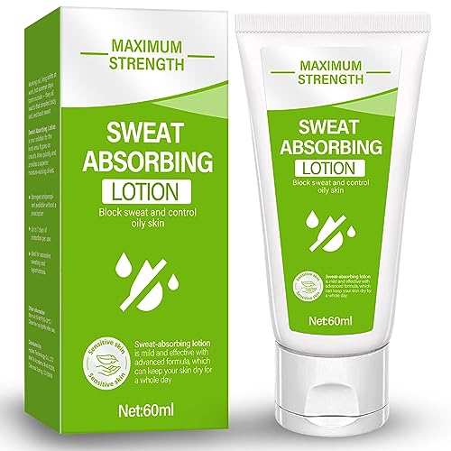 Face Antiperspirant 2Fl.Oz Long-Lasting Sweat Absorbing Lotion Oily Skin Control Forehead Scalp Cheeks Armpit Contains Natural Moisturizing Ingredients Suitable for Men & Women