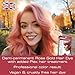 Metallic Rose Gold Hair Dye Demi-Permanent, Toner for Bleached Hair, Anti-Breakage Plex Hair Care, Vegan Hair Dye, Cruelty-Free, 100% Grey Coverage, Rose Hair Color, All Hair Types by Smart Beauty