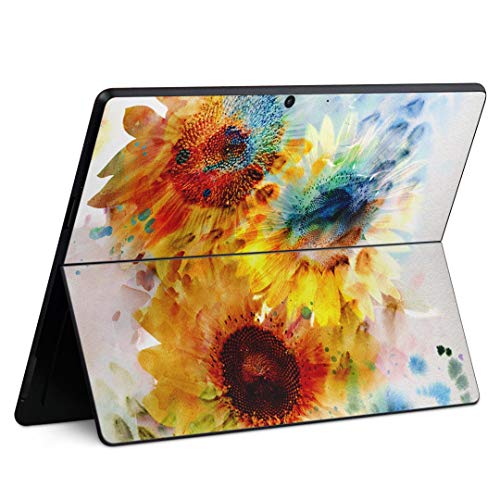 igsticker Schutzfolie für Microsoft Surface Pro9 / Pro8 / Pro X (ultradünn, Premium-Schutzfolie) Universal-Tablet-Schutzfolie, Blumenfarben Cover