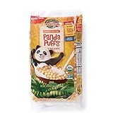 Panda Puffs Organic Peanut Butter Cereal, 1.54 Lbs. Earth Friendly Package (Pack of 3), Gluten Free, Non-GMO, EnviroKidz by Nature's Path