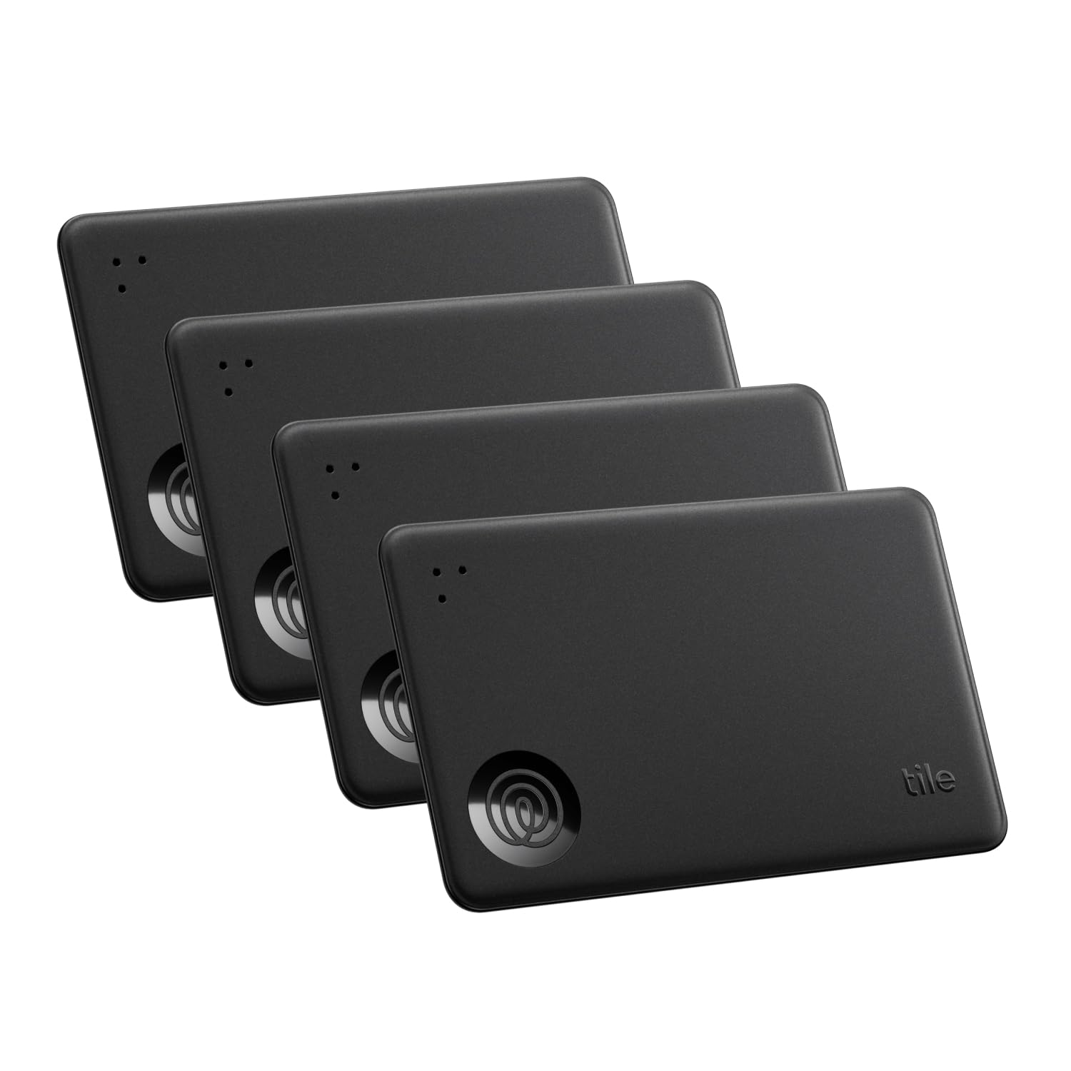 Tile by Life360 Starter Pack - Bluetooth Trackers and Item Finders for Keys, Wallets and More, Both iOS and Android Compatible, Phone Finder, Pack of 2 (Black Mate/Slim) — view 14