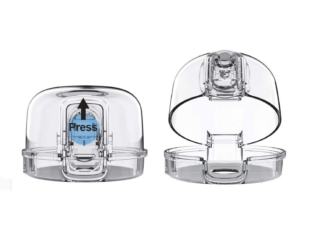 Clear Stove Knob Covers (5 Pack) Child Safety Guards, Large Universal Design - Baby Proof