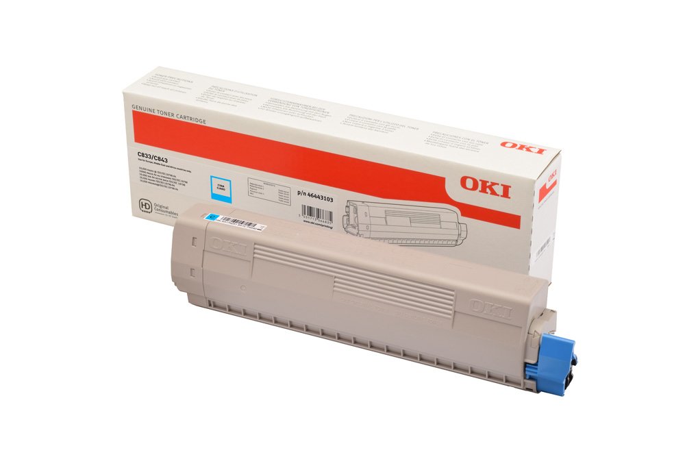 Oki Cyan 46443103 Original High Capacity Toner Cartridge