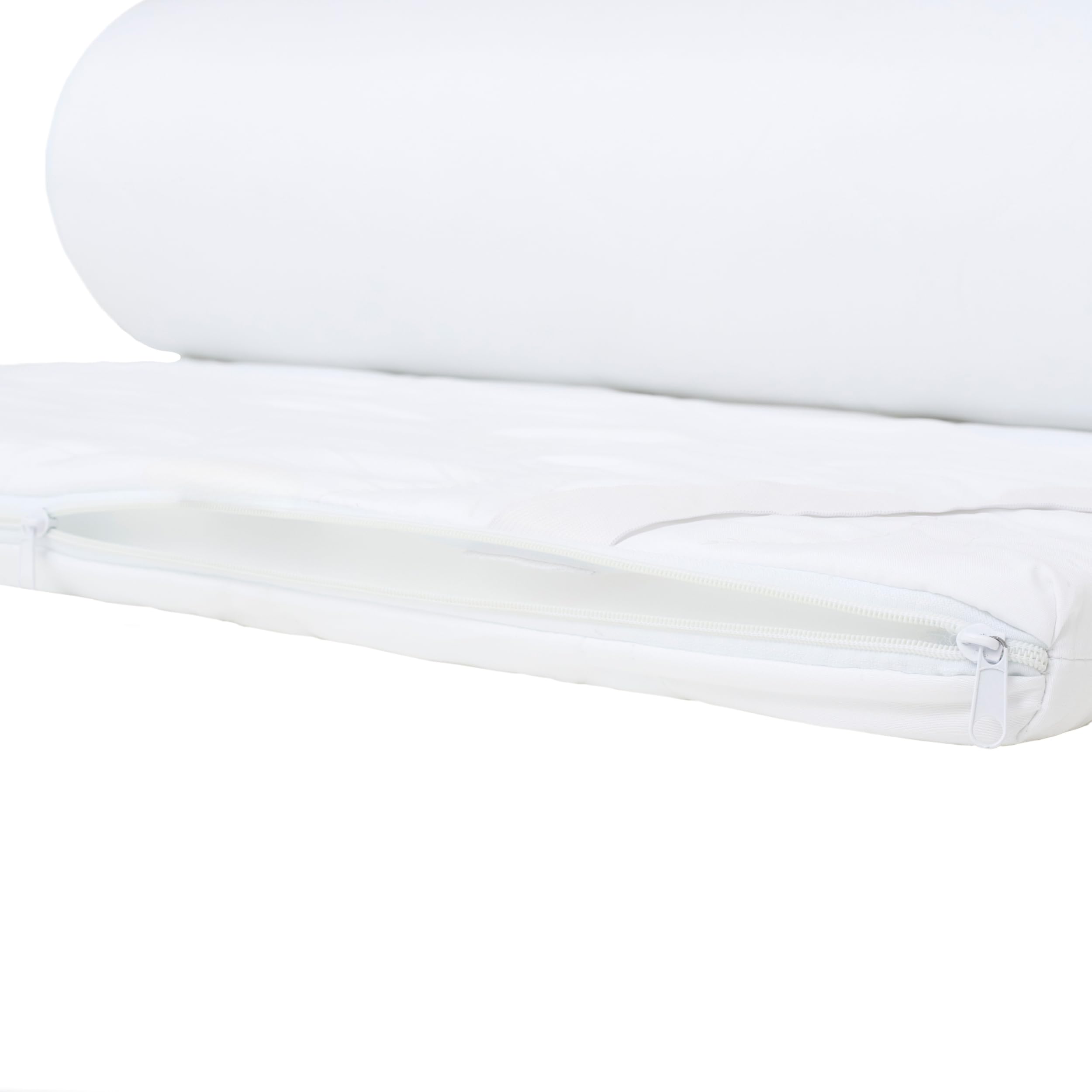 Surmatelas 130 x 190 cm – 6 cm de haut avec massage Ergo 5 zones + housse hypoallergénique – Respirant