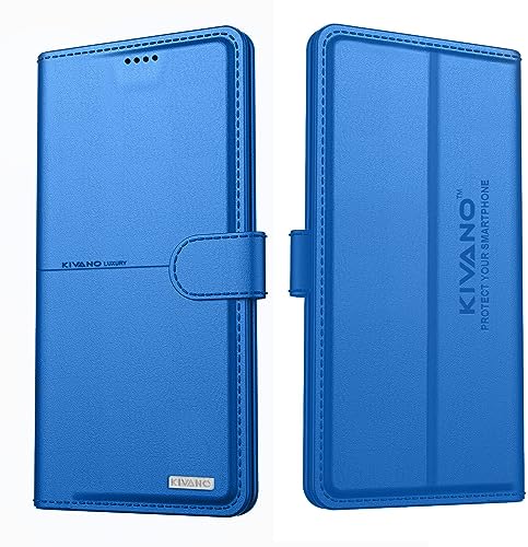 Image of KIVANO Compatible with Samsung Galaxy M13 5G Flip Cover | Leather Finish | Inside Pockets & Inbuilt Stand | Shockproof Wallet Style Magnetic Closure Back Cover Case