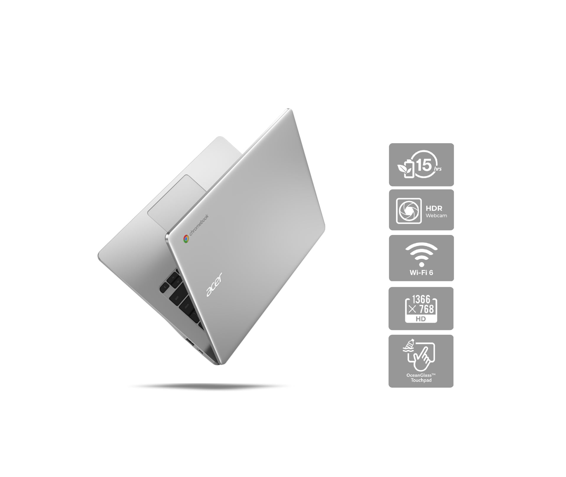 Acer Chromebook 315 CB315-3H-C7HM, laptop 15,6 inch HD (Intel