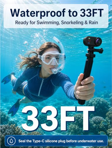 4K Waterproof Mini Action Camera