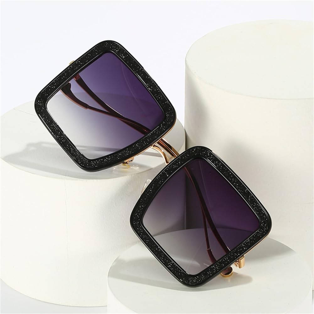 Sonnenbrille Damen farbig schwarz übergroße Sonnenbrille Herren UV400 Tönung Shades Brillen