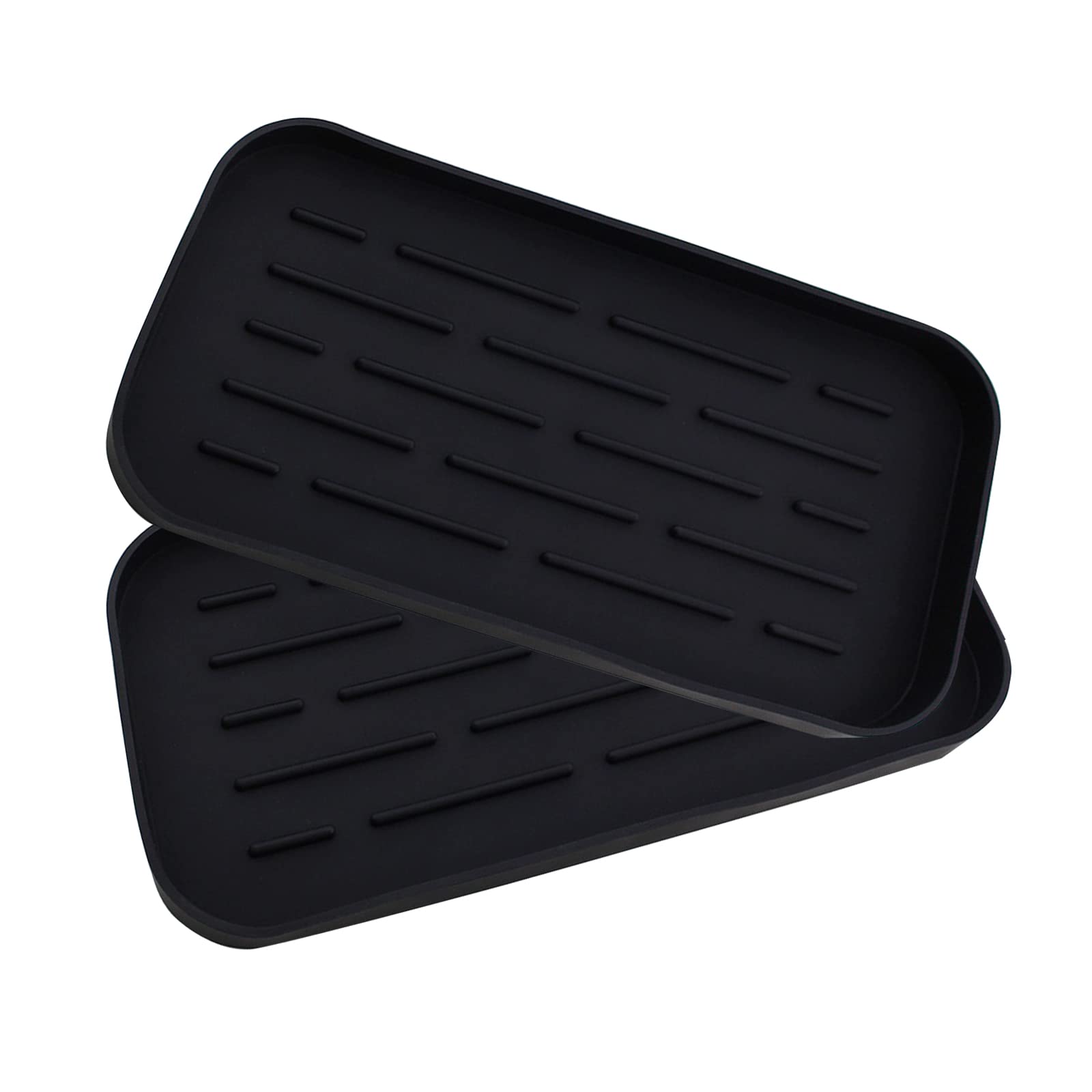 Plateau d'évier en silicone antidérapant vaisselle rangement cuisine salle de bain
