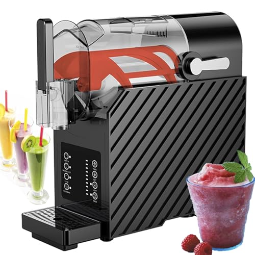 Máquina for granizados de 1.8 L, rotación de 360°, 3 programas preestablecidos, sin hielo, autolimpieza/control táctil, congelación rápida de 15 a 30 minutos for granizados, bar y hogar.