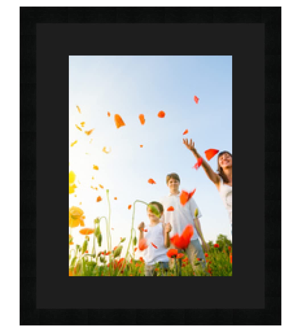 Cadre photo mural 40x50 cm de qualité supérieure avec passe-partout