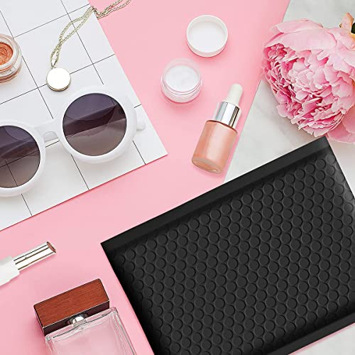 Luftpolsterumschläge Versandtaschen Luftpolster 13 x 18cm Gepolsterte Briefumschläge Bubble Mailers Selbstversiegelnde für Versand Verpackung und Aufbewahrung 50Stk (13 * 18cm, Schwarz)